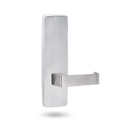 EXT SQ END PLATE - LEVER 90 ONLY BRIGHT CHROME