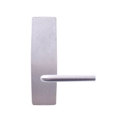 EXT SQ END PLATE - LEVER 97 ONLY SATIN CHROME