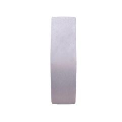 EXT SQ END PLATE - PLAIN  PLATE ONLY SATIN CHROME