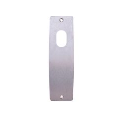 INT SQ END PLATE - CYLINDER ONLY SATIN CHROME