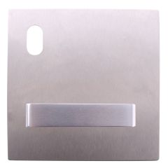 EXT PLATE CYL & LEVER STAINLESS STEEL