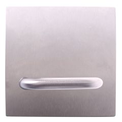 200 EXTERIOR PLATE WITH 96 LEVER LH NATURAL ANODISED ALUMINIUM