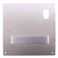 INT PLATE TURN & LEVER STAINLESS STEEL