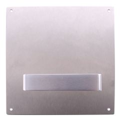 INT PLAIN PLATE & LEVER STAINLESS STEEL