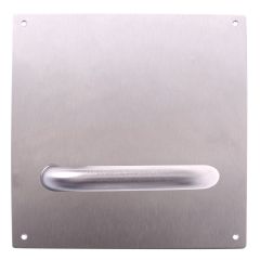 201 INTERIOR PLATE WITH 96 LEVER LH NATURAL ANODISED ALUMINIUM