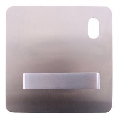 EXT PLATE CYL & LEVER STAINLESS STEEL