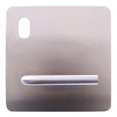 EXT PLATE CYL & LEVER STAINLESS STEEL