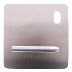 EXT PLATE CYL & LEVER STAINLESS STEEL