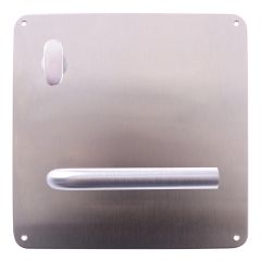INT PLATE TURN & LEVER STAINLESS STEEL
