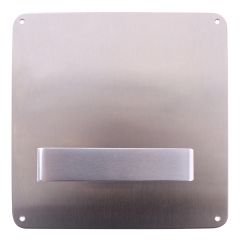 INT PLAIN PLATE & LEVER STAINLESS STEEL