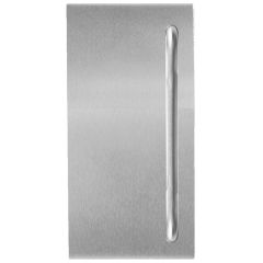 208 EXTERIOR PLATE WITH P4 PULL HANDLE STAINLESS STEEL