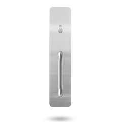 EXT RADIUS CNR PUSH/PULL PLATE - PRIVACY INDICATING EMERGENCY TURN AND PULL HANDLE P2 MARINE GRADE