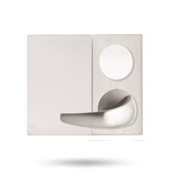 DETENTION PLATE CONCEALED FIX - CYLINDER WITH LEVER 23 RH STAINLESS STEEL