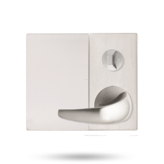 DETENTION PLATE CONCEALED FIX - STD TURN WITH LEVER 23 RH SELECTOR STAINLESS STEEL