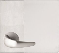 DETENTION PLATE CONCEALED FIX - LEVER 23 ONLY LH STAINLESS STEEL