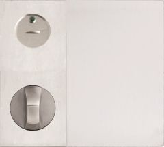 DETENTION PLATE CONCEALED FIX - PRIV IND EMERG TURN ONLY LH STAINLESS STEEL