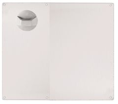 DETENTION PLATE VISIBLE FIX - STD TURN LH ONLY STAINLESS STEEL