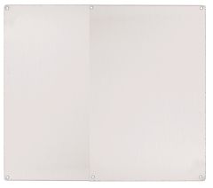 DETENTION PLATE VISIBLE FIX - PLAIN PLATE ONLY STAINLESS STEEL
