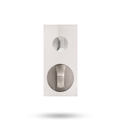 DETENTION PLATE NARROW CONCEALED FIX - STD TURN WITH LEVER 21 RH STAINLESS STEEL
