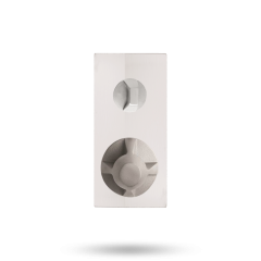 DETENTION PLATE NARROW CONCEALED FIX - STD TURN WITH LEVER 22 RH STAINLESS STEEL
