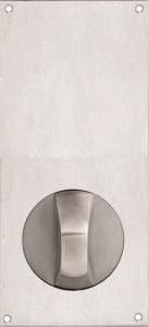 DETENTION PLATE NARROW VISIBLE FIX -KNOB 21 ONLY STAINLESS STEEL