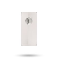 DETENTION PLATE NARROW VISIBLE FIX - STD TURN ONLY RH STAINLESS STEEL