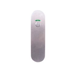 LW RND END FURN /PRIV/EMG SATIN CHROME