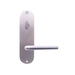 LW RND END FURN /TURN/LEVER SATIN CHROME