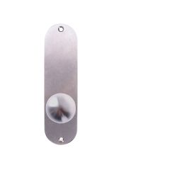 LW RND END FURN /KNOB SATIN CHROME