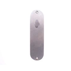 LW RND END FURN /TURN SATIN CHROME