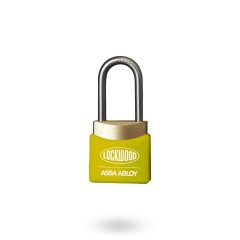 312E PADLOCK LATCHING 19MM SHACKLE YELLOW WINDOW JACKET KD TP