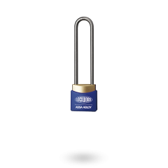 312E PADLOCK LATCHING 50MM SHACKLE BLUE WINDOW JACKET KD TP BLUE