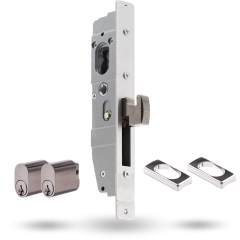 SYNERGY PRIMARY 23MM DEADLOCK 28MM HOOK BOLT - FAB DBL CYLINDER