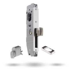 SYNERGY PRIMARY 23MM DEADLOCK 28MM HOOK BOLT WITH THUMB TURN SATIN CHROME