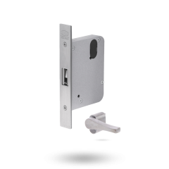 SYNERGY PRIMARY SLIDING DOOR 60MM MORTISE LOCK WITH ESCAPE RH SATIN CHROME