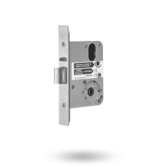 SYNERGY PRIMARY SECURE AREA DEADLATCH 60MM MORTISE LOCK SATIN CHROME