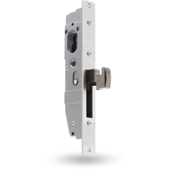SYNERGY PRIMARY 23MM DEADLOCK 35MM HOOK BOLT - TIMBER SATIN CHROME