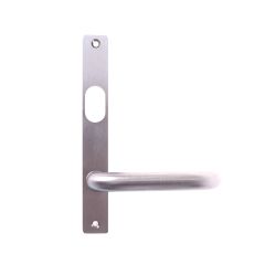 INT SQ END PLATE - CYLINDER AND LEVER 70 SATIN CHROME