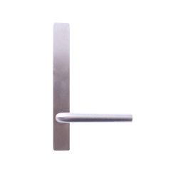 EXT SQ END PLATE - LEVER 97 ONLY SATIN CHROME