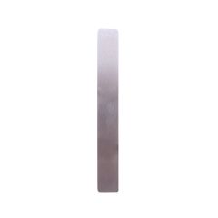 INT SQ END PLATE - PLAIN NO LEVER SATIN CHROME