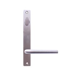 INT SQ END PLATE - STD OVAL TURN AND LEVER 97 SATIN CHROME