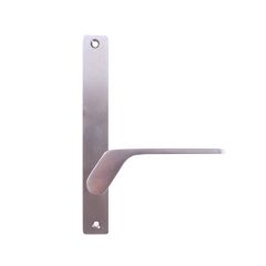INT SQ END PLATE - LEVER 41 ONLY SATIN CHROME
