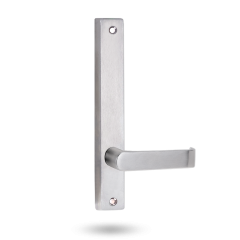 INT SQ END PLATE - LEVER 59 ONLY SATIN CHROME