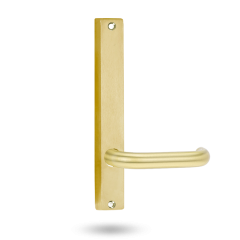 INT SQ END PLATE - LEVER 70 ONLY POLISHED BRASS