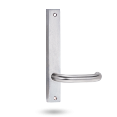 INT SQ END PLATE - LEVER 70 ONLY BRIGHT CHROME