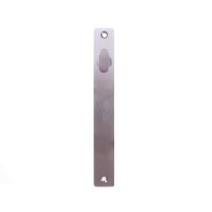 INT SQ END PLATE - STD OVAL TURN ONLY SATIN CHROME