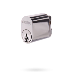 SHORT BACKSET H/BACK CYL L/H SATIN CHROME