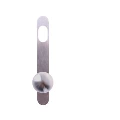 LW RND END FURN /CYL/KNOB SATIN CHROME
