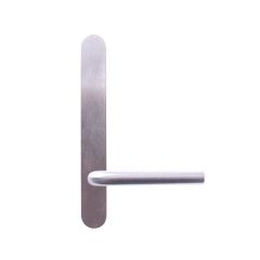 5805 ROUND END PLATE WITH 97 LEVER SATIN CHROME