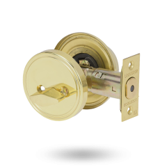 SENTINEL DEADBOLT CT POLISHED BRASS